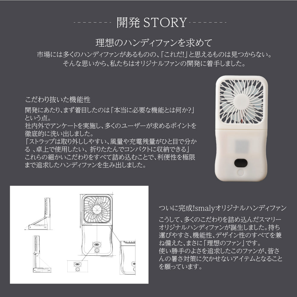 【2025年モデル】5WAYスマートハンディファン