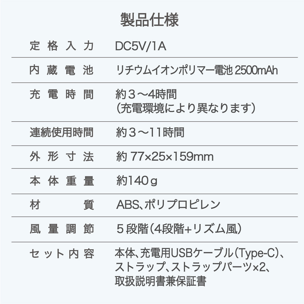 【2025年モデル】5WAYスマートハンディファン