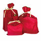 プレゼント包装ラッピング袋(赤)